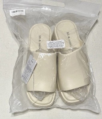 NOBU Lili & Oumer Women s Size 8 Platform Slides, Beige