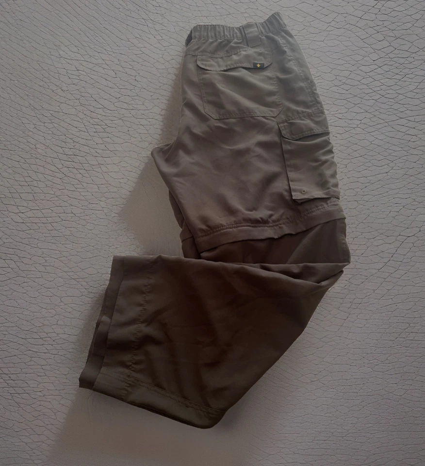 Boy Scouts Of America Mens Switchback Convertible Zip Pants Olive MEDIUM Relaxed - Image 2 of 4