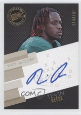 2014 Press Pass Signings Gold X's & O's 114/199 Tevin Reese #PPS-TR Auto 1e0