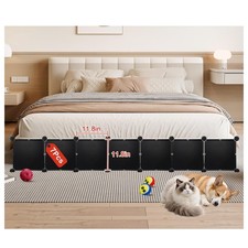 .8 H x 83 L Adjustable Under Bed Blocker for Pets, Fits Twin to Full Beds