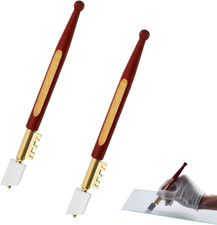 Diamond Tip Glass Cutter, 2 Pieces Glass Cutter Set Professional Glass Cutting T