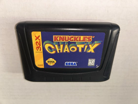 Knuckles' Chaotix (Sega 32X, 1995) CIB Complete in Box w Manual + Reg Card EX