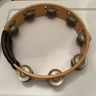 Vintage Ludwig Wooden Double Row Tambourine 10 Inches