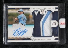 2021 Panini National Treasures Holo Gold 9/25 Brent Honeywell #239 Auto 08fz