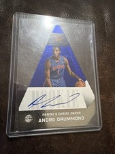 2012-13 Panini Crown Royale Andre Drummond On Card Auto Rookie RC Die Cut #42/49. rookie card picture