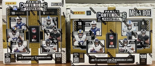 2023 Panini Contenders Football Factory Sealed Mega Box (QUANTITY 2)