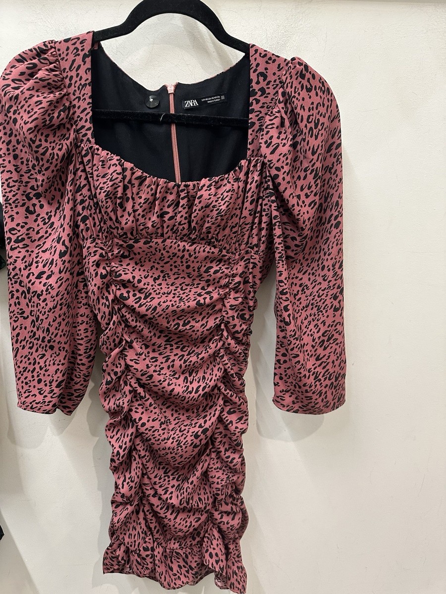Zara Pink/Black Polka Dot Dress Size 2 | eBay Zara Pink/Black Polka Dot Dress Size 2 | eBay