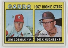 1967 Topps 1967 Rookie Stars Jim Cosman Dick Hughes #384 u7r