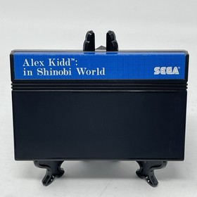RARE! Alex Kidd In Shinobi World Sega Master System SMS CIB w/Manual Blue Label