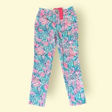 Lilly Pulitzer Kelly Stretch Pant Treasure Trove Women Size 2 New W Tag