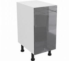 Fully Assembled Kitchen 200mm Base Unit Gloss Dust Grey Cabinet
