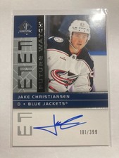 2022-23 SP Authentic '02-03 Retro FW Auto #RFWA2-JC Jake Christiansen RC 181/399
