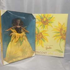 NEW In Box Sunflower Barbie Vincent Van Gogh Limited Edition Second In A Series