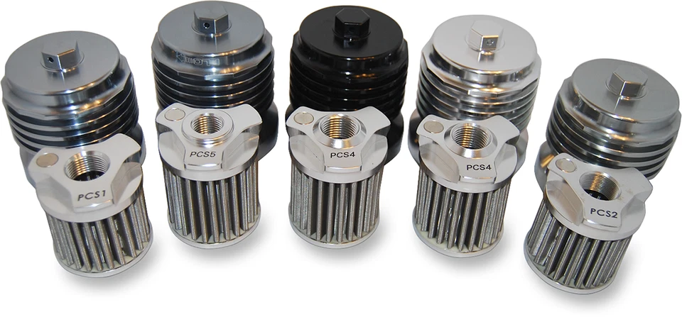 PC RACING Flo Stainless Steel Oil Filter - Honda/Husqvarna/Polaris PC116 - Image 2 of 3