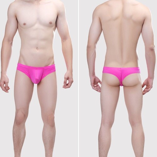 Slip uomo sexy perizoma vita bassa perizoma perizoma marsupio schiena a T slip bikini mutandine - Foto 7 di 41
