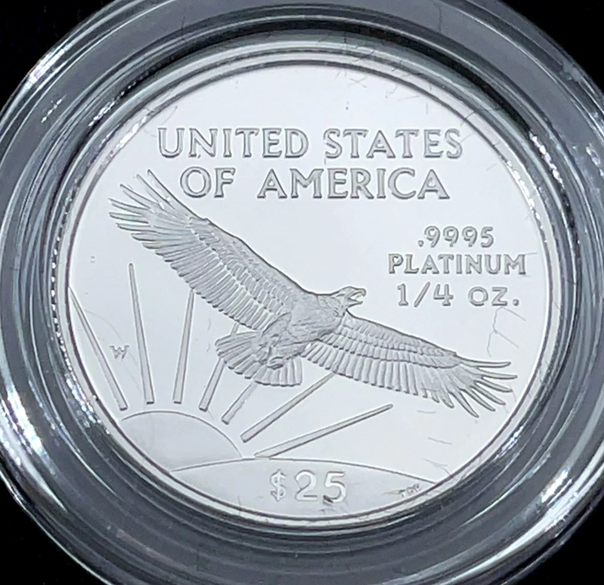 1997-W American Eagle Proof Platino 1/4 Oz U.S. Mint