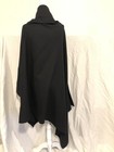 Emporio Armani Couture Asymmetrical Jersey Wool blend Cape Wrap Black 1 Sleeve — photo 9