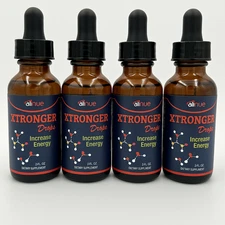 4x XTRONGER Power Drops Lot of 2 | Energy Enhancer for Men | Fuel & Focus
