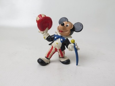 DISNEY Bullyland Mickey Maus als Uncle Sam USA Vintage