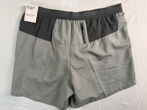 Neu mit Etikett Nike Herren L Dri-FIT Stride 5" kurz gefütterte Laufshorts grau DQ1569-068 $ 55 - Bild 2 von 5