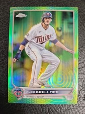 2022 Topps Chrome Alex Kirilloff #105 Green Refractor 82/99