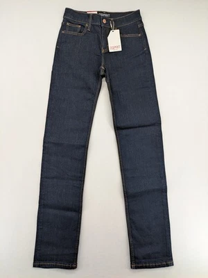 Esprit Damen Jeans Hose Straight Leg W26 L34 Mid Rise Dark Wash Denim - Bild 1 von 4