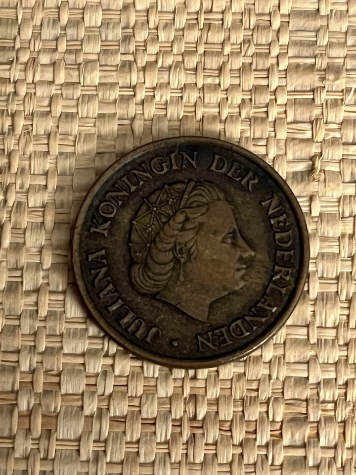 1956 Netherlands / Pays-Bas - 5 Cent - Juliana - Bronze - Coin / Monnaie - Photo 2/2