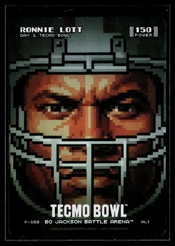 2026 Bo Jackson Battle Arena Tecmo Bowl #P153 Ronnie Lott Pixel Helmet Alt