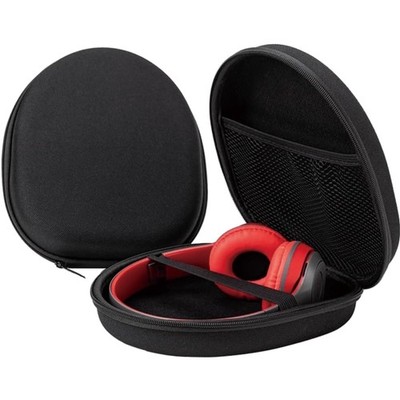 Kopfhörer Tasche Over-Ear Hard Shell Schutzcase Reisebehälter Schwarz