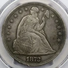 1872 $1 Seated Liberty Dollar - PCGS XF 40