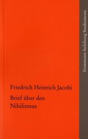 Brief üBer Den Nihilismus Friedrich Heinrich Jacobi