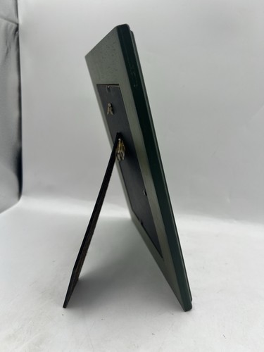 Vintage Green Wooden Picture Frame Holds 5”x7 Picture - Picture 2 of 7