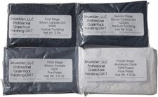 Professional Grade Rock Polishing Grit Kit for 3lb Tumbler