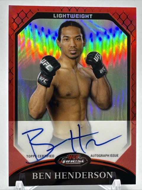Benson Henderson 2011 Finest Auto 1/1 UFC - 5121