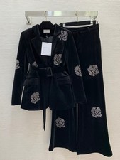 2025 autumn hot sales runway show embroidery Stereoscopic weave coat SMLXL