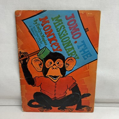 Jomo The Missionary Monkey Evelyn Maples 1966 Trumpet Book PB Illustrated