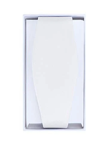  Pajarita de satén con corbata automática para hombre - Esmoquin de seda sintética para boda blanco Foto 2 de 4