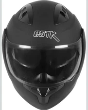 Motorcycle Dual Visor /Flip up /Modular /Full Face Helmet DOT Approved XL Black