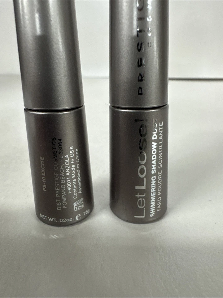 2 Pack Prestige Loose Shimmering eye Shadow Dust PS-10 EXCITE .02oz - Image 2 of 3