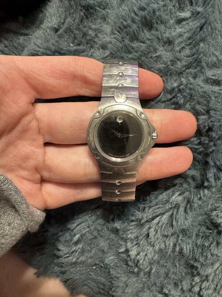 Reloj Movado SE Sports Edition Silvertone Hecho en Suiza Damas 84 G4 1851 Foto 2 de 4