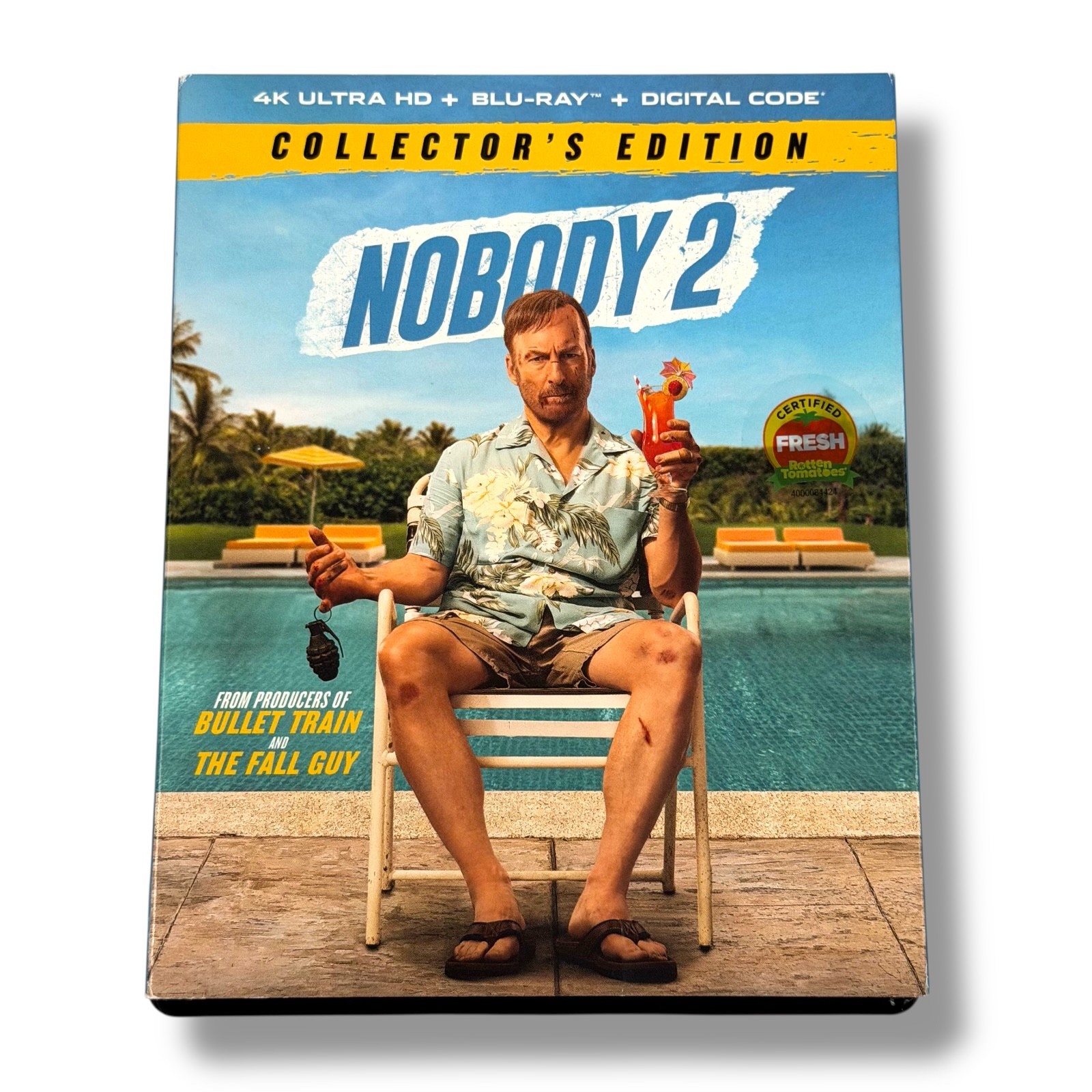 Nobody 2 4K UHD + Blu-ray, Slipcover, US Import,  Freepost