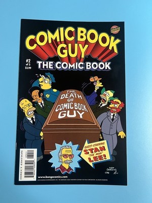 Comic Book Guy: The Comic Book # 2 Simpsons Bongo Comics Stan Lee guest star