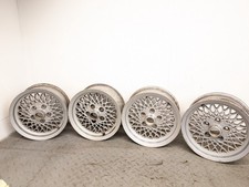 SET OF 4 JAGUAR XJS LATTICE ALLOY WHEEL RIMS CBC2469 FOR REFURB