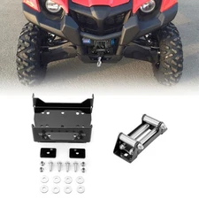 WEISEN UTV Winch Mount+6" Winch Roller Fairlead For Yamaha Viking Wolverine/X2/4