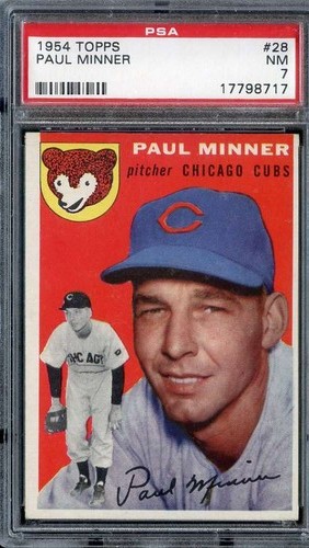 1954 Paul Minner [Gray Back] #28