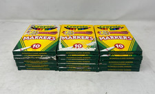 15 Packs - Crayola Fine Line Classic Colors Markers, 10 Count Damaged Packaging