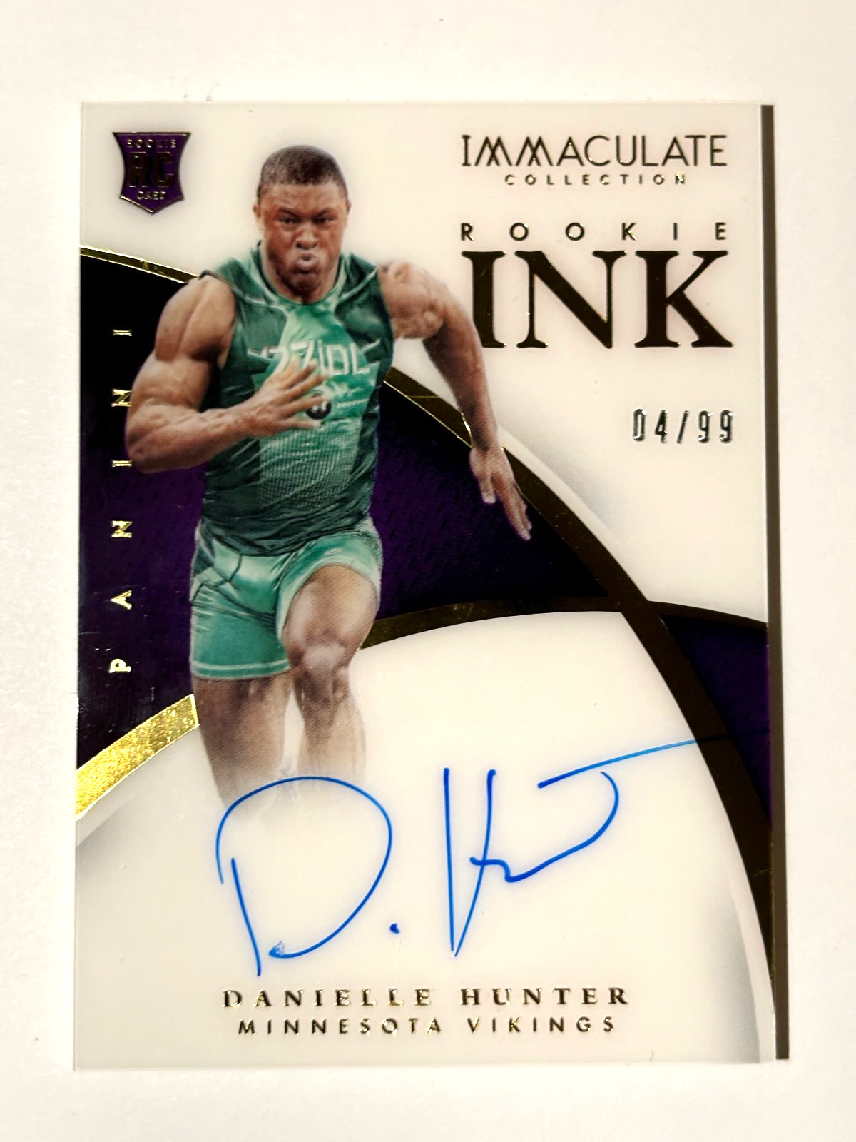2015 Panini Immaculate Rookie Ink /99 Danielle Hunter #RI-BK Auto RC