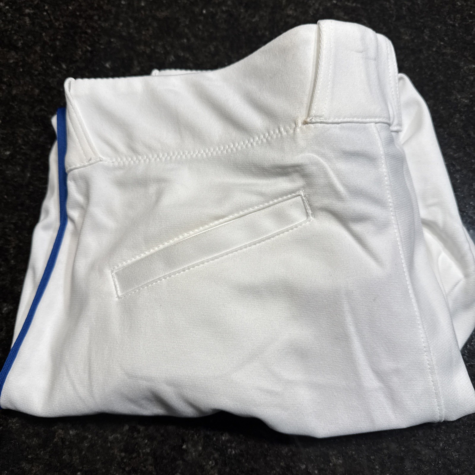 Nike Vapor Select High White/Blue Piped Baseball Pants Men's Size Large MLB Pant