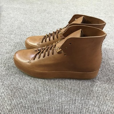 FEIT Hand Sewn High Rubber Shoes Size 38 Semi-Cordovan Leather