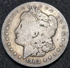 1903-S  Morgan Silver Dollar. Better Date only 1,241,000 ever minted.